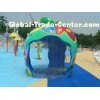 Interactive Water Park Games for Kids Pool , Apple House Fountain