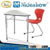 Wholesale School Desk With Chair Of School Furniture,zhejiang MOONSHOW