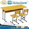 Wholesale Double School Desk And Chair, PLYWOOD Board Desk And Chair Set
