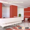 Hanex White Reception Desk