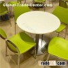 180cm Artificial Marble Top Round Dining Table Stylish Round Table For Wedding