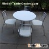 White Dining Table Set, White Round Dining Set, Luxury Italian Dining Tables