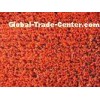 100% PP 2200Dtex Red Decorative Artificial Grass Turf Lawn for Gardens , Gauge 5 / 32 10mm