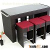 New Modern Outdoor Wicker Furniture Garden Set With Glass Top Home Casual Outdoor Furniture