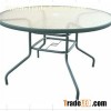 Glass Round Dining Table