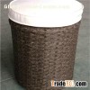 Outdoor Indoor Cylinder Wicker Rattan Stool Rattan Footrest