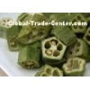 Green Healthy Freeze Dried Vegetables Bulk Okra Segments for Side Dishes