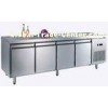 High Efficiency Undercounter Refrigerator Freezer , Stainless Steel Four Door Refrigerator
