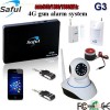 wireless gsm alarm system Saful G3 gsm wireless alarm with wifi IP camera