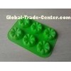 Flexible 6 Holes Silicone Cake Mould for Biscuit Cake Chocolate Pudding