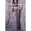 Sexy Sweetheart Strapless Mermaid Lace Evening Dress Long Chiffon Prom Gowns Beads