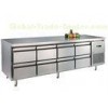 Eight Drawers Stainless Steel Counter Reach In Refrigerator Freezer For Commercial