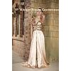 Charming One Shoulder A-line Champagne Evening Dresses Long Party Gowns Leopard