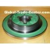 Casting machine parts - dia 800mm forging steel elevator traction wheel for hydraulic tool