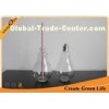 Candy Storage 200ml Bulb Shaped Glass Bottles With Metal Cap , Glass Drinking Bottles