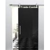 Black Tempered Glass Door High Light Transmission 20% Safety