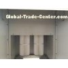 manual powder spray booth with recycle powder tank