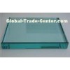 Natural Green Flat Safety Tempered Glass For Commercial Building