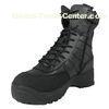 Police Motorcycle / Military Tactical Boots , Black Leather Tactical Boots