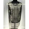 Round Neck Long Sleeve Serpentine Screen Floral Print Sweater For Women Autumn / Winter
