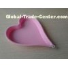 EU Pink Heart Non-toxic Light Weight Silicone Cake Mould For Oven