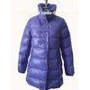 Light Weight Padded Blowing Womens Long Down Coat Purple For Winter