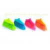 OEM Large Plastic PVC Colorful Triangle Broom Head for floor Sweeping
