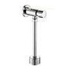 Brass Body Urinal Faucet With Chrome Surface , Straight Tube For Bathroom