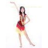 Latin Style Mixed Color Kids Belly Dance Costumes For Girls Free Size