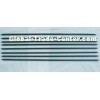 Ra 0.8 black anodize surface, aluminum long shaft Precision Turned Parts