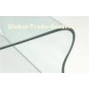 Customized Attack Resistant Curved Tempered Glass For Furniture