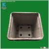 Biodegradable fiber pulp nursery pots