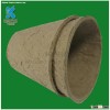 Biodegradable fiber pulp molded flower pot