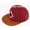 Youth Red Strip Fabric Snapback Baseball Caps Embroidered For Summer / Autumn