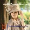 decoratie swirl trendy Organza Ladies Sinamay Hat with feather  , custom