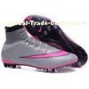 Superfly Football Boots AG Men's Cleats Soccer Shoes Wolf Grey pink