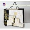 Natural Color Paper Brocade Gift Box , Eco-Friendly Straw Household Paper Towels