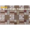 Wear resistant bedroom Glass And Metal Mosaic Tile , Glazed Mosaic Tile