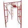 Galvanized Steel Movable Scaffolding System , High Strenth Tower Red Scaffolding