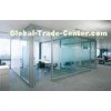 Transparent Safety Tempered Glass Partition 12mm 15mm For Office