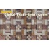 Home Wall Beauty Decorative Glass And Metal Mosaic Tile 4 / 6/ 8mm Thickness