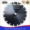 12"-24" Smooth Cutting Asphalt Saw Blades With Drop Protection Segment