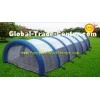 Durable House Inflatable Tent Clear Blue , Inflatable Party Tent For Events