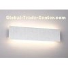 230V Slim Led Bathroom Wall Lights for Hotel Corridor Stainless Steel 305 * 27 * 90mm