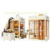 7.5 Ton Automatic Block Making Machine , 6 Pieces Per Mould Brick Forming Machine