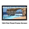 Home Movie 106 Inch Projection Screen Fabric , Wall Mount Projection Screen With Clear Picture