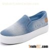 Unique Original Faded Denim Canvas Casual Women''s Loafers