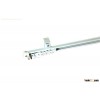 White Single Aluminum Curtain Rails