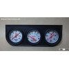 Utrema Triple Gauge Set, water temp/volt/oil press gauge