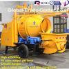 Good price concrete mixer pump trailer hydraulic portable concrete mixing equipment cement concrete